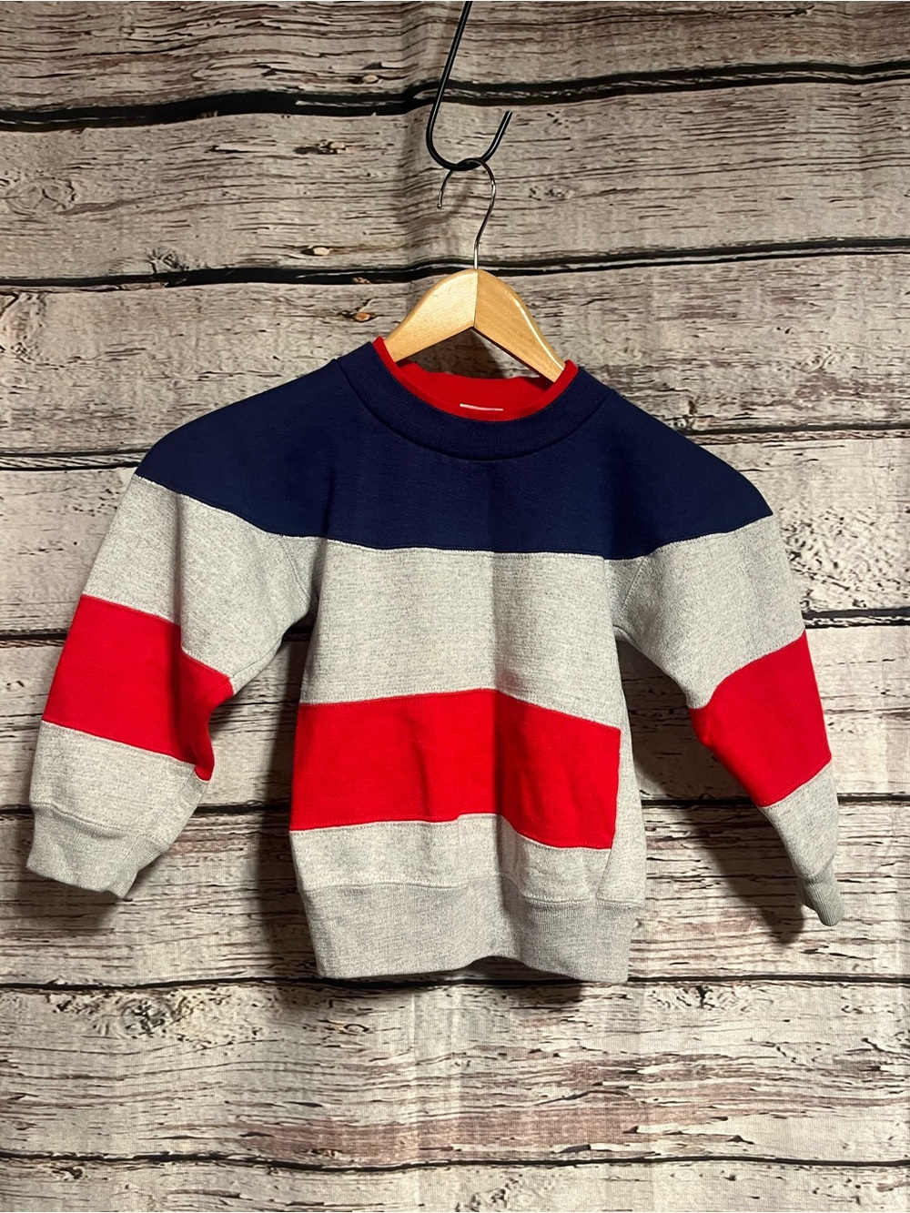 vintage Hushpuppies kids colorblock sweatshirt size 6
